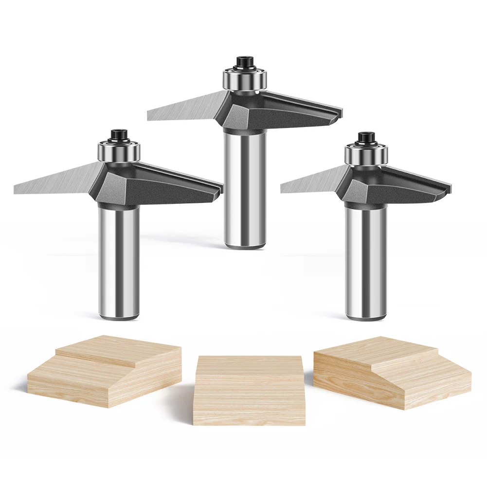 Punta Router 1/2"" Gambo 15° Smusso E Bordo Smussato Punta - Foto 4