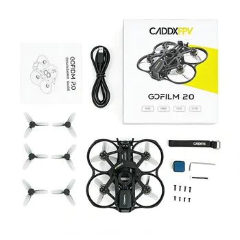 CADDX Gofilm 20 - Drone FPV Quadricottero 4K Starlight da 2 Pollici con Kit Moonlight