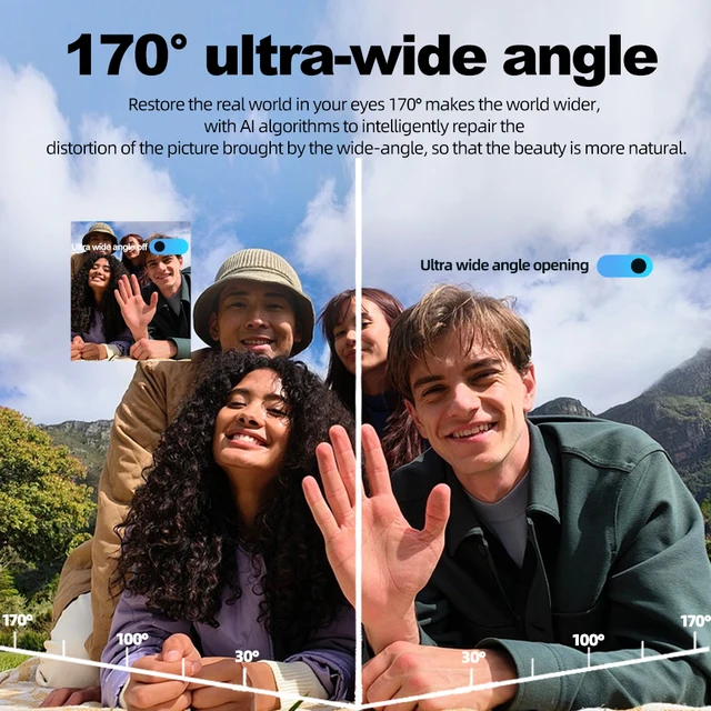 4K Action Camera 2.0 Inch IPS Touch Screen 170° Wide Angle 4x Zoom 30M Waterproof Optional 6 Filter Anti-shake Sport Camera 4