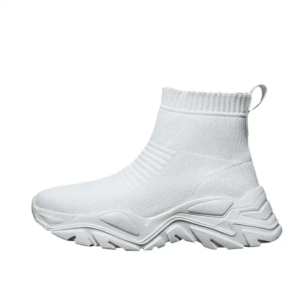 Baskets Hautes Blanches Fast Pro Pour Femmes, Chaussures De Tennis, Bottes De Rinçage Jaunes, Modèles De Serpent De Sport, Super Offres, Bas Numéro 40
