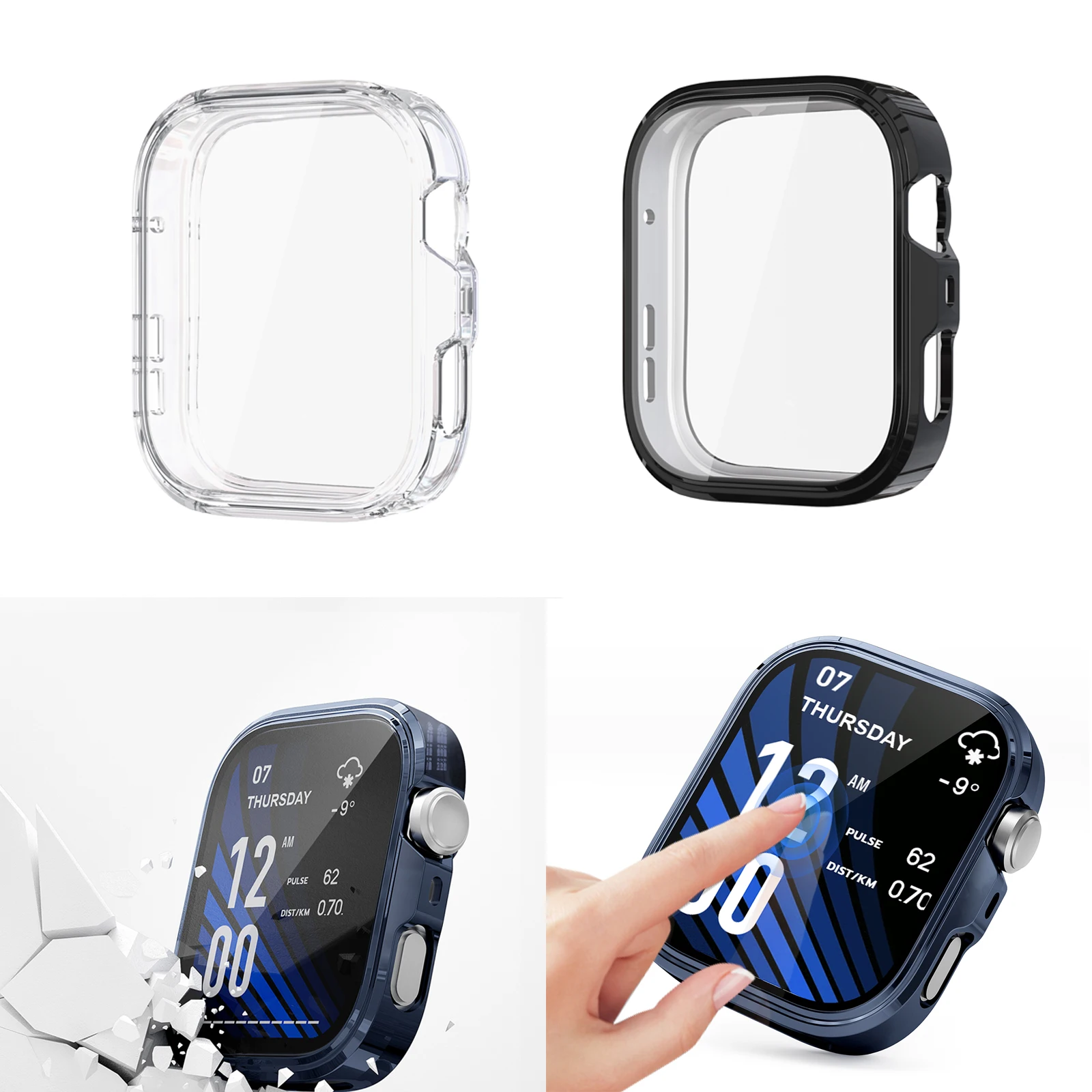 All-Around Soft TPU Screen Protective Shell Case