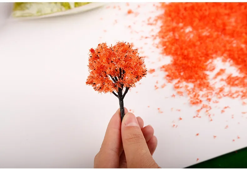 Simulation model of tree powder leaves materials a variety of colors 30g 3