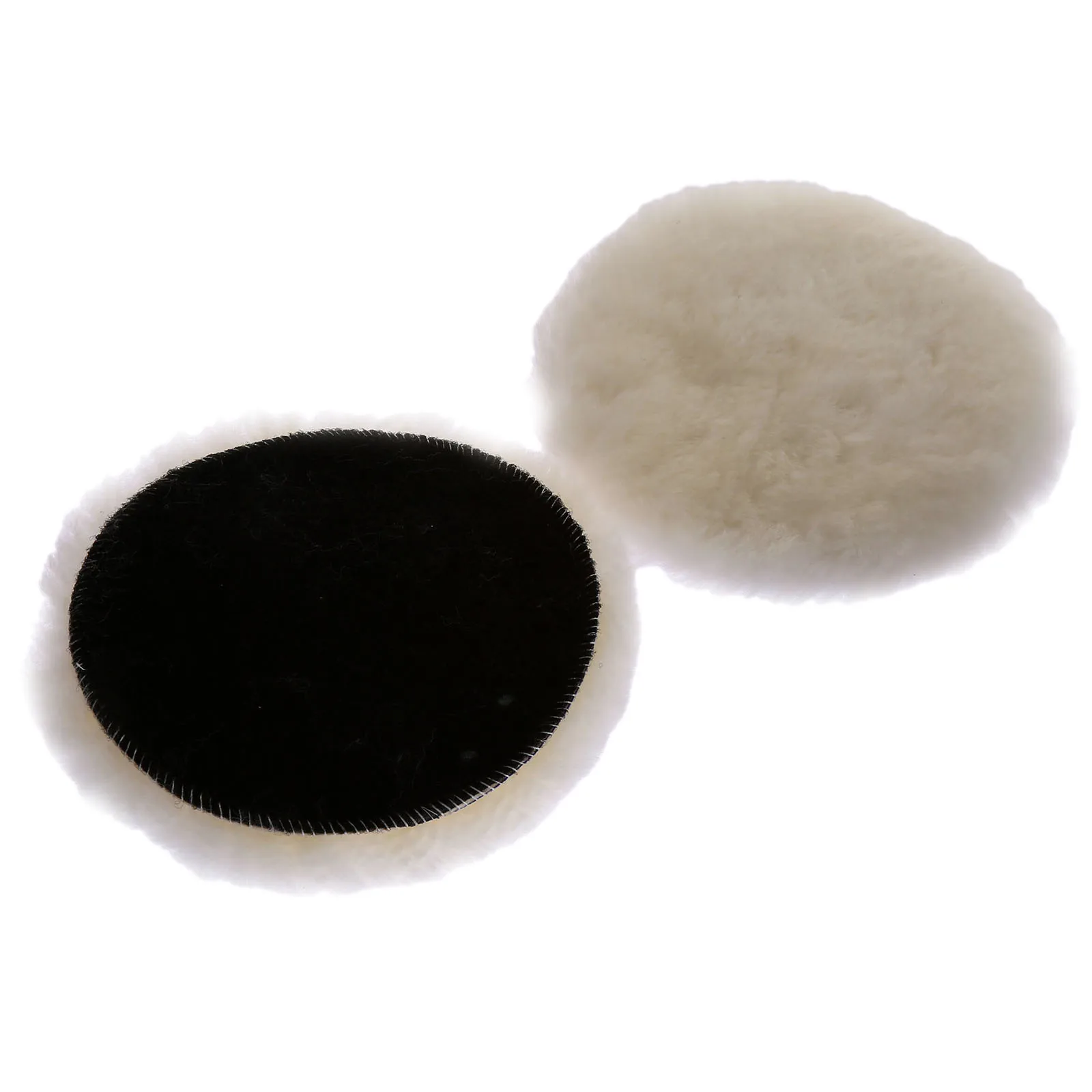 

Mgoodoo 2Pcs 5inch Lambs Wool Pads Waxing Polishing Buffing Pad Wheel Car Auto Car Paint Care Polisher Pads Diameter 125mm