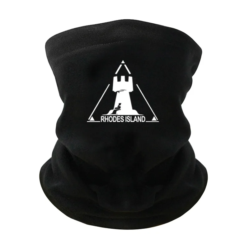 Game Arknights Neckerchief Amiya Doctor Face Mask Anime Cosplay Men Women Neckwarmer Autumn Winter Warm Black Short Scarf Gifts