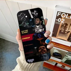 W - Weeknd Soft Black Phone Case - Sleek and Stylish Protection - Samsung a50 30s 50s (Z1)