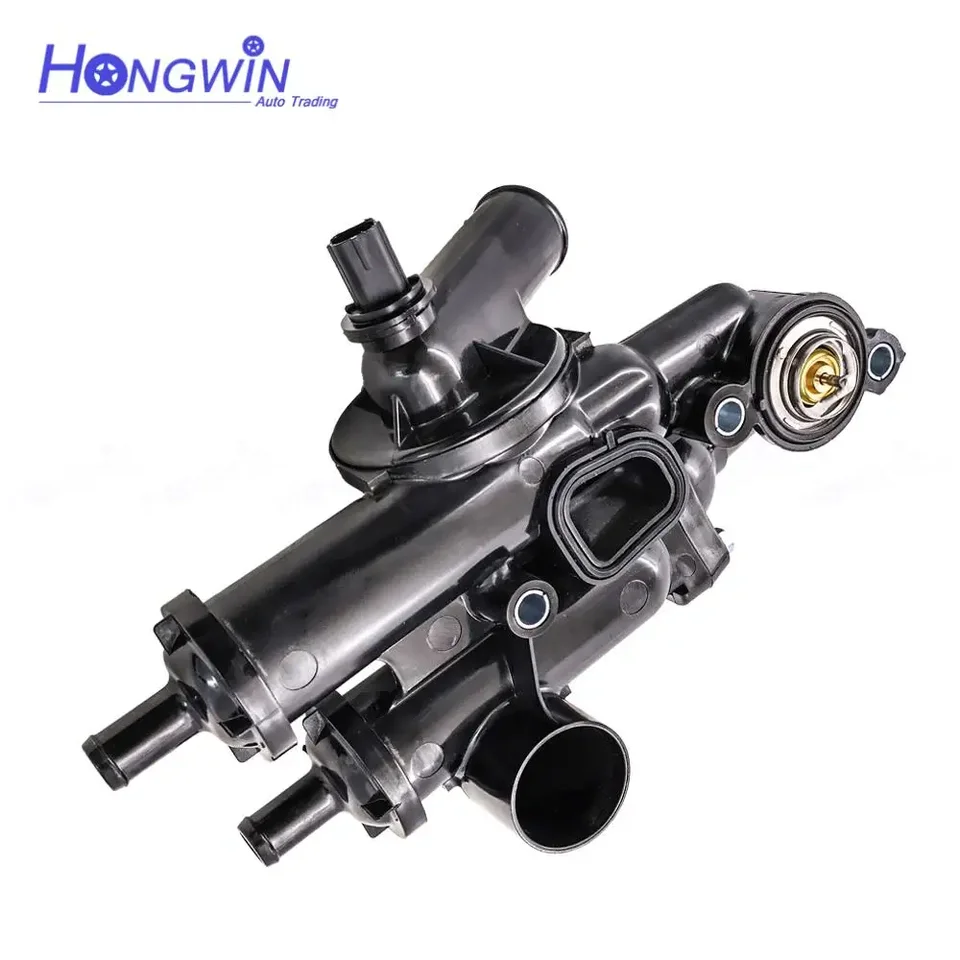 902-319 68003582AB 車サーモスタットハウジングアセンブリ互換性クライスラー 200 セブリングダッジアベンジャージ エンジン冷却水 サーモスタットハウジング 902-319 68003582 AB クライスラー 200 セブリング ダッジ アベンジャー キャリバー ジャーニー  ジープ ... サーモスタット ハウジング アセンブリ セブリング クライスラー 200 と互換性 ダッジ アベンジャー ジャーニーと互換性あり