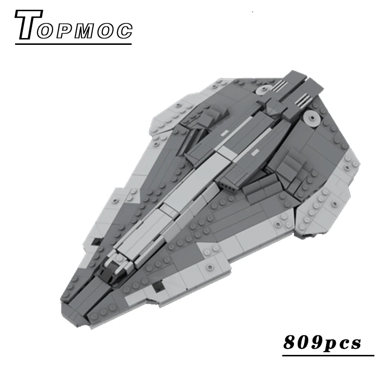 

New Space Wars Games MOC Python 1:300 Scale Building Block Set DIY Assemble Display Dressing Boy's Toys Christmas Gifts