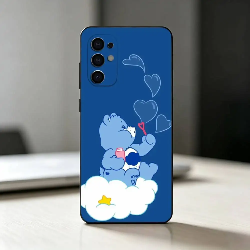 Charming C-Care Bears Soft Silicone Black Phone Case