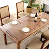 Clear Tablecloth, Table Protector, Plastic Table Cover, Clear Desk Pad, Desk Protector Mat PVC Desk Cover, Clear Table Cover 5