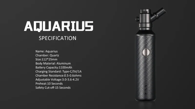 Anix Aquarius elektronische Zigarette Kits Wachs Vapor izer Stift 1100mah Batterie Magnet Anschluss dritten Gang variable Spannung Vape Kit_Sbe6fe69ee59846c5a044bf238ce477adk