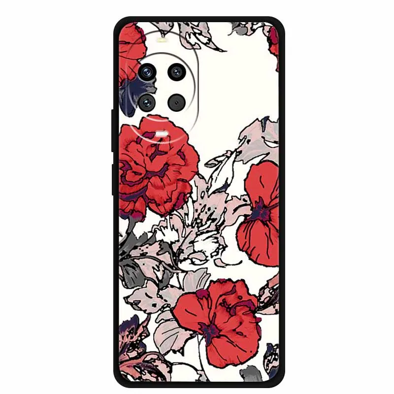 Floral Embossed 3D Relief Phone Case
