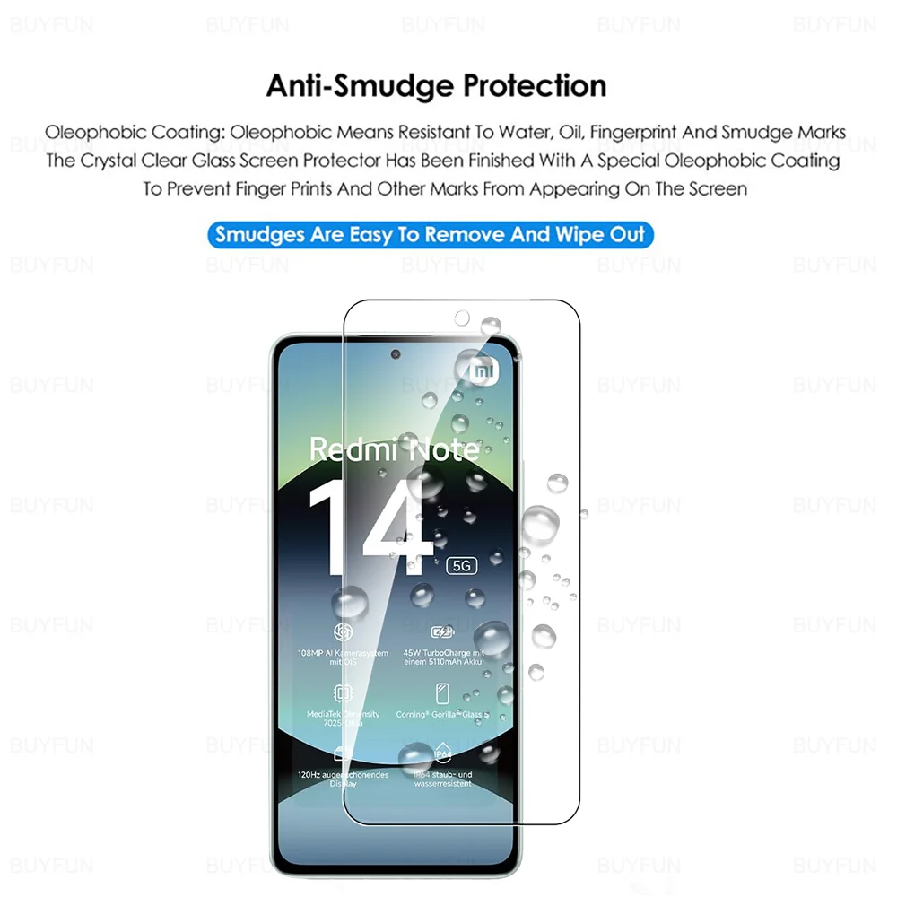 3-Pack 9H HD Tempered Glass Screen Protector Film