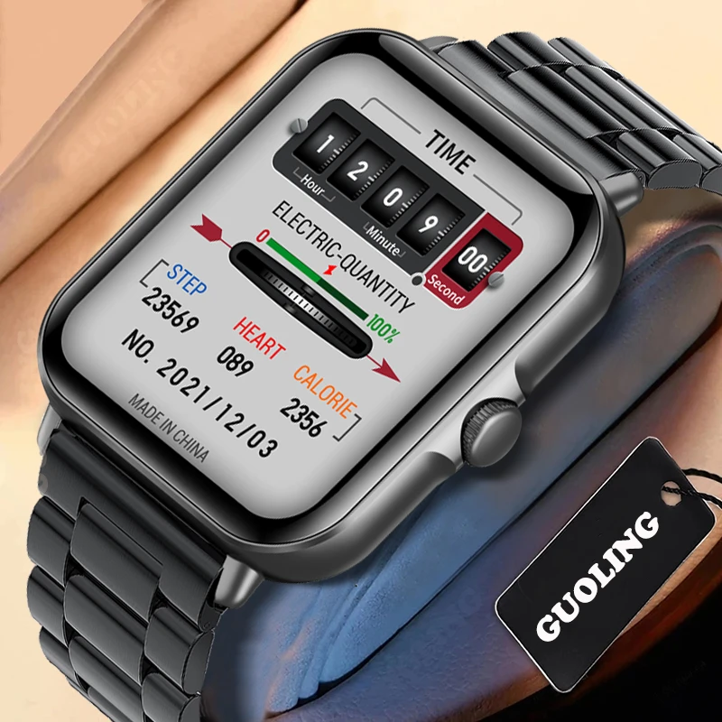 2022 New Smart Watch Women Full Touch Screen Sport Fitness Watches IP67 Waterproof Bluetooth call For Android ios smartwatch Men