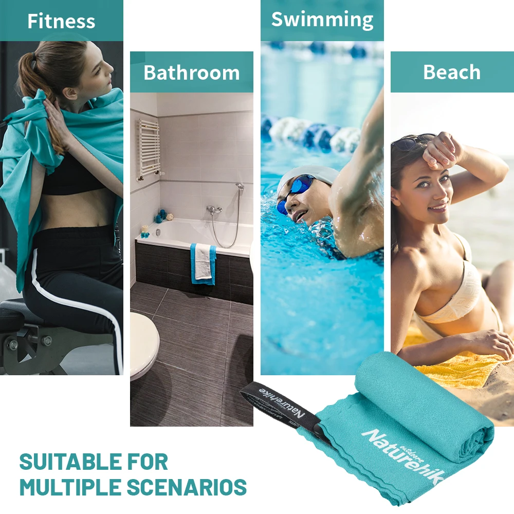Naturehike Ultralight Quick-Dry Breathable Towel for Travel, Beach, Sports & Gym Use
