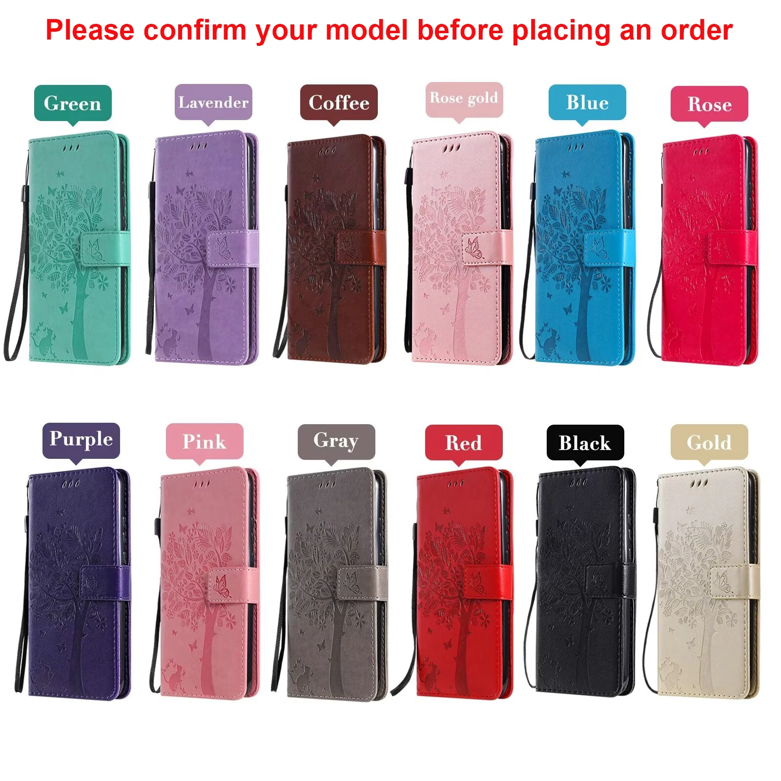 Premium Flip Wallet Case for OPPO Realme - Stylish Protective Cover