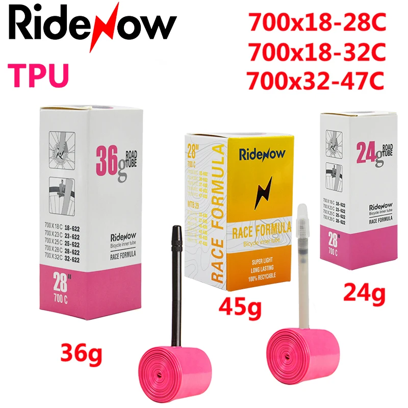 Ridenow 2/4 Pack TPU Inner Tubes 700x18-32c With 45/65 - Foto 7