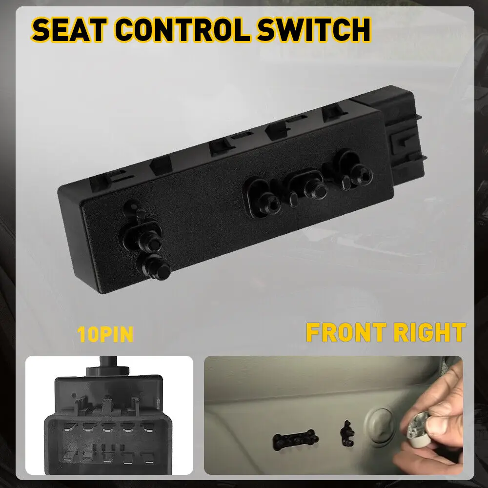 

Front Left Right Power Seat Switch Driver Side Power Seat Switch 25974714 25974715 Fit For Chevrolet Camaro 2010-2015