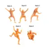 1/64 Rock Climbing Figures Desktop Ornament Collections Fairy Garden Diorama Scenery Train Railway Model Figurines Ornaments 1
