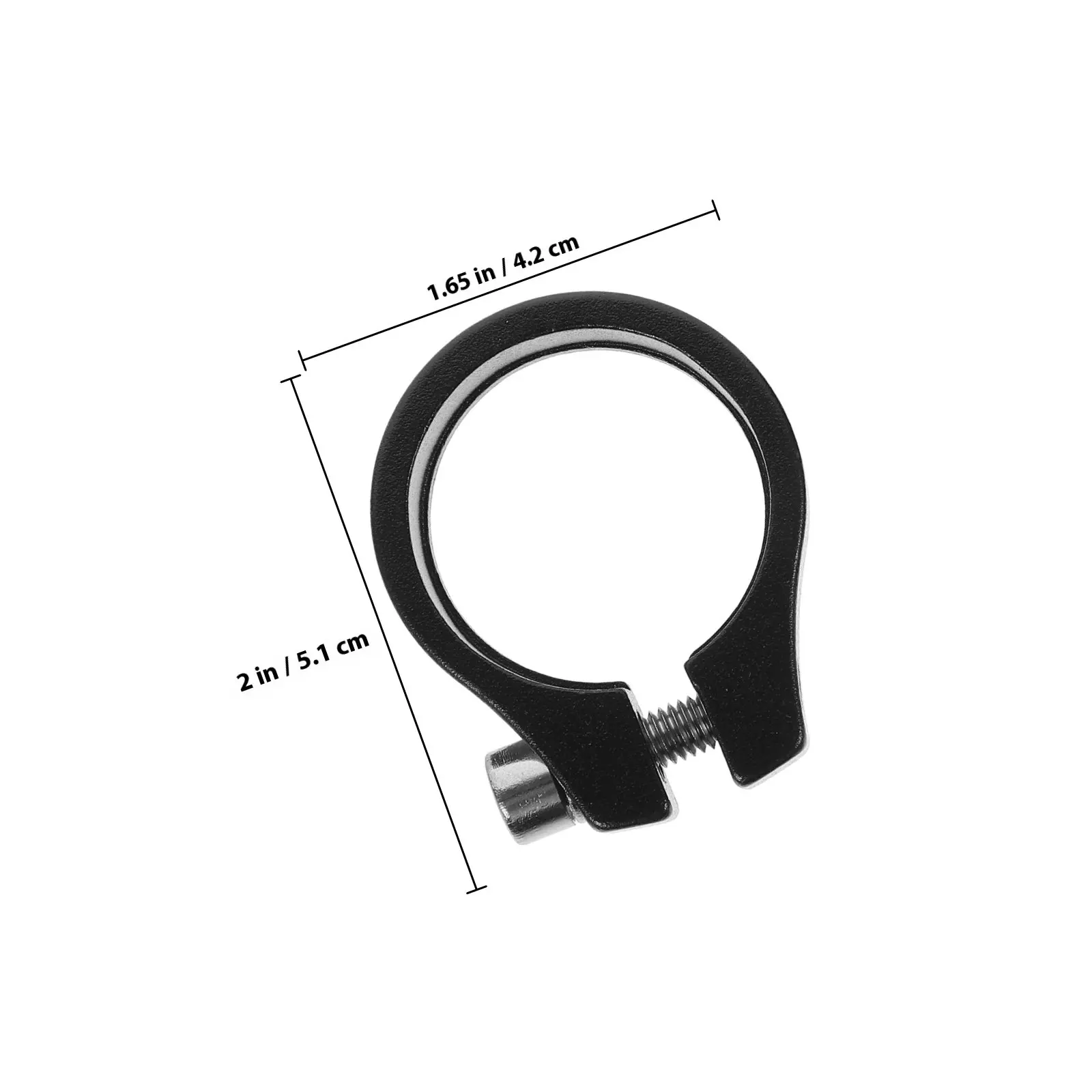 2Pcs 알루미늄 합금 시트 포스트 클램프 자전거 시트 포스트 클램프 헤비 듀티 부식 방지 간편한 DIY 설치 자전거 시트 튜브