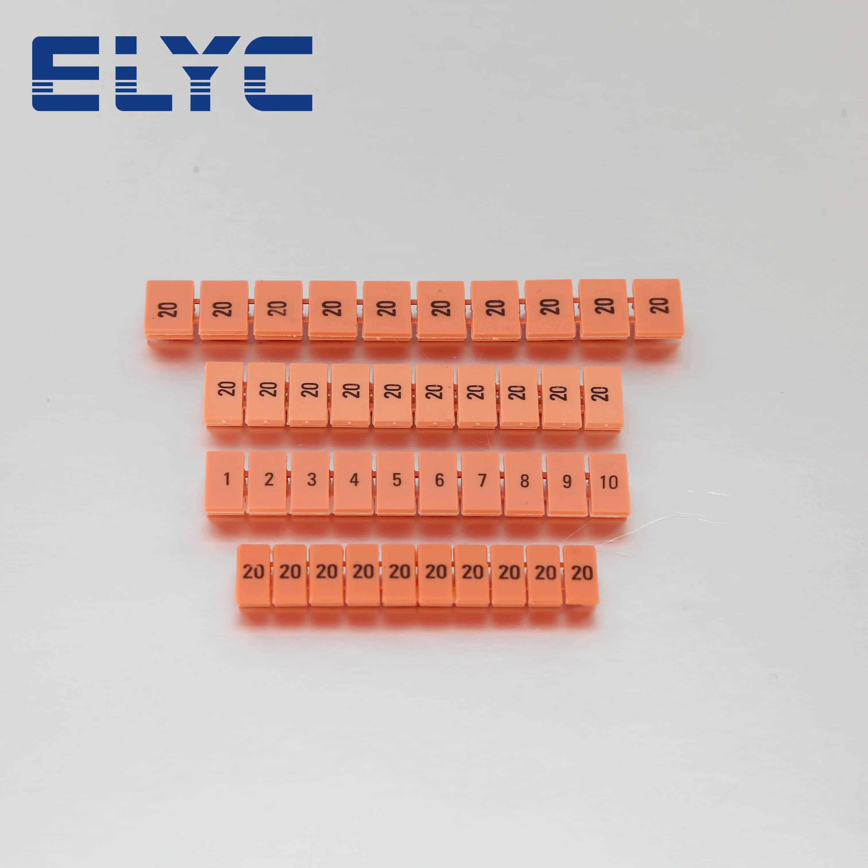100Pcs Terminal Block Marker Strip Label ZB6 ZB5 3.5/4/8/10 ZBFM