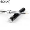 BQAN Black Double Head Crystal Handle 9mm&11mm Drawing Brush Liner Brush Painting Pen Gel Polish Crystal Nail Art Manicure Tools 2