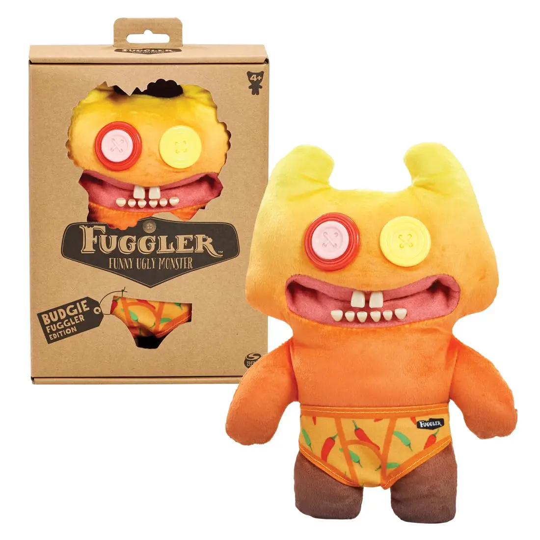 FUGGLER ファグラー 醜いモンスター ぬいぐるみ 人間のような歯 Amazon | Spin Master 20103411 Fuggler Funny Ugly Monster 12
