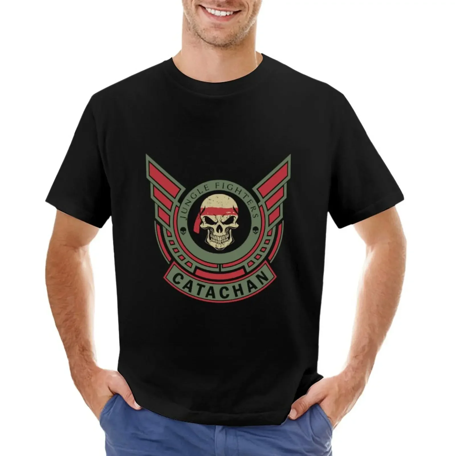 

CATACHAN - LIMITED EDITION52 T-shirt korean fashion boys whites plus size tops Short sleeve tee men