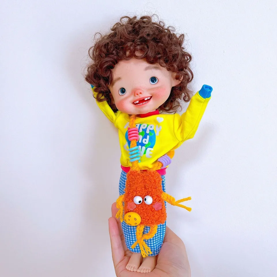 

Парик из мохера Blythe для шарнирных кукол, 9-11 дюймов