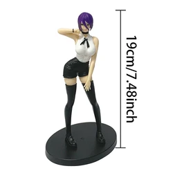 Chainsaw Man Anime Demon Reze Collectible PVC Figure - 18.5cm Action Figurine (19cm White No Box)