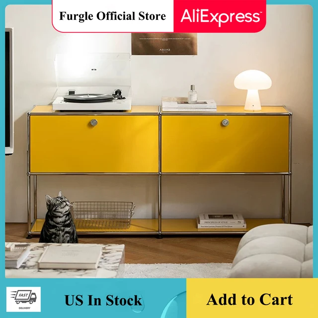 Modern Storage Cabinet Versatile Free-Standing Organizer for Living Room Bedroom and Home Office Bookshelf