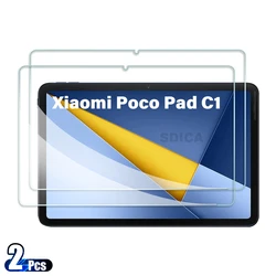 Premium 9.7 - inch Tempered Glass Screen Protector for Tablet - 2 Pack, Anti - Scratch HD Protective Film (2PCS - Poco Pad C1)