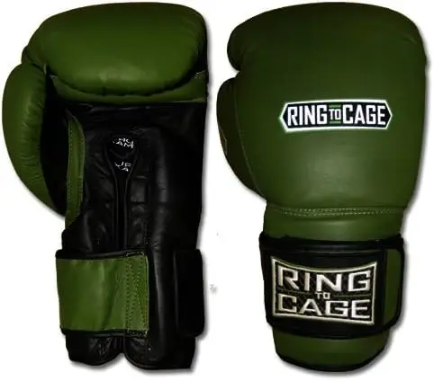 50oz Deluxe MiM-Foam Sparring Boxing Gloves-Safety Strap for Muay Thai, MMA, Kickboxing, Boxing