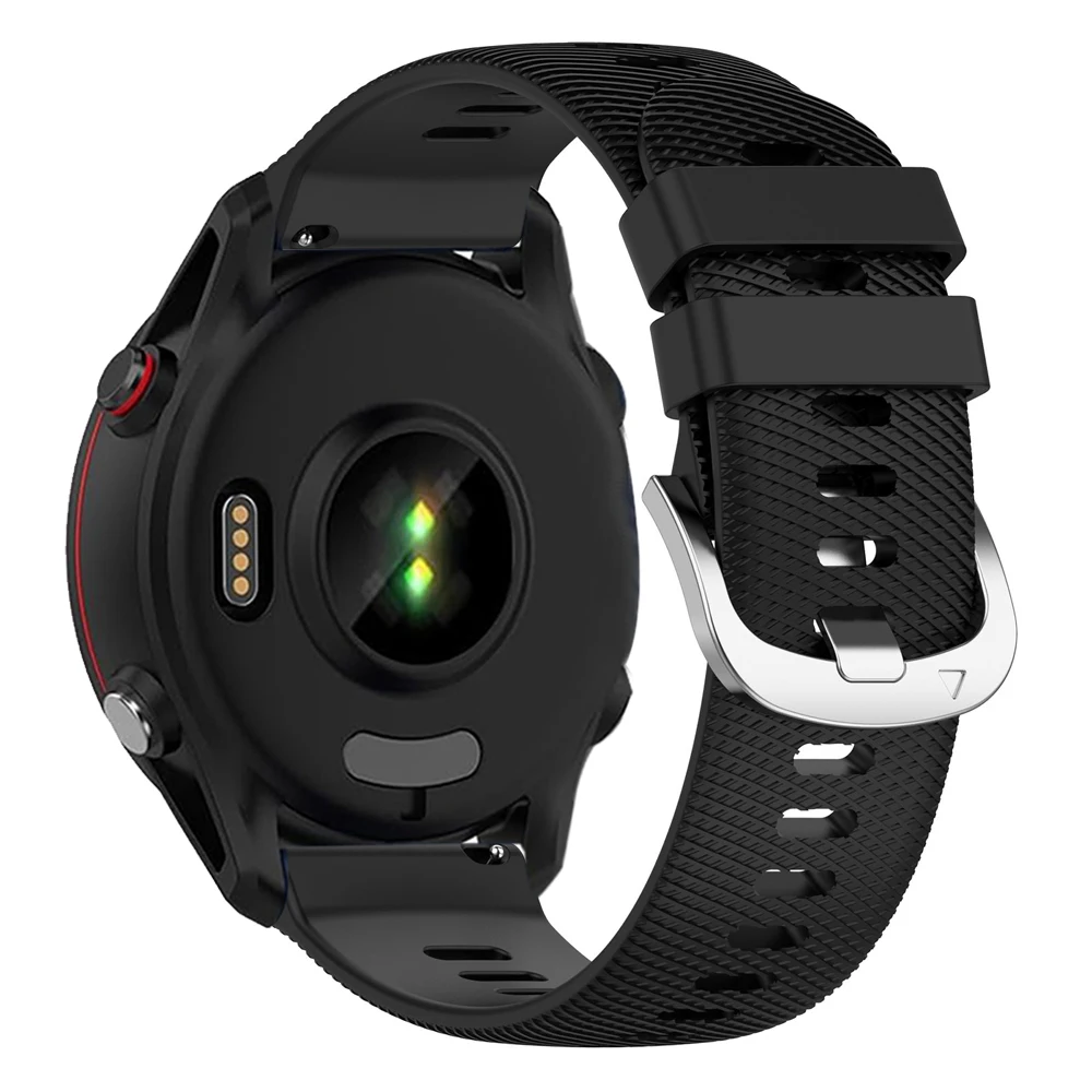 Two-Tone Silicone Strap, 22mm/20mm – Versatile Active Bracelet Watchband