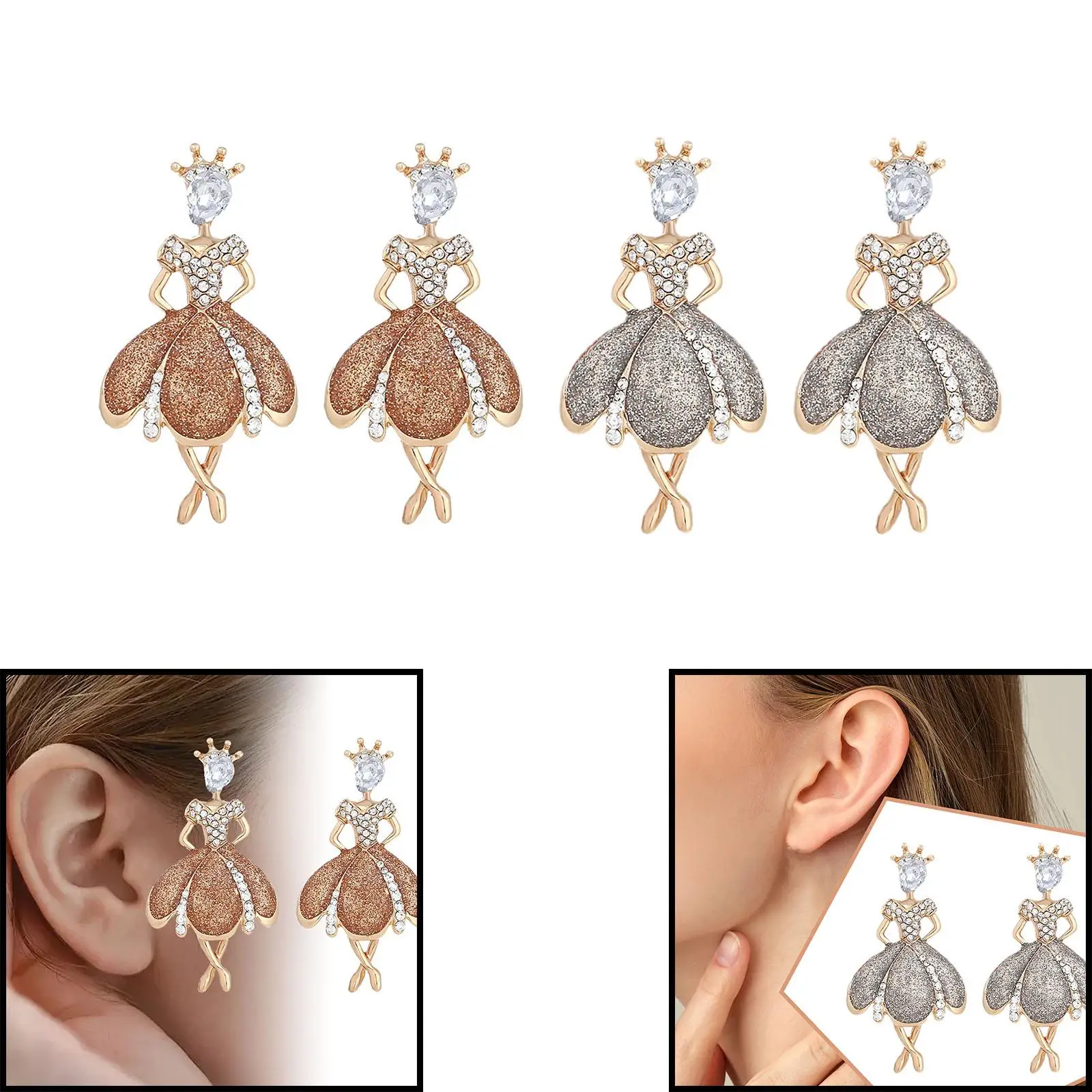 Mothers Day Gift Delicate Decoration Elegant Earrings for Girls Dangle Earrings for Birthday Festival Daily Wear Women Mom