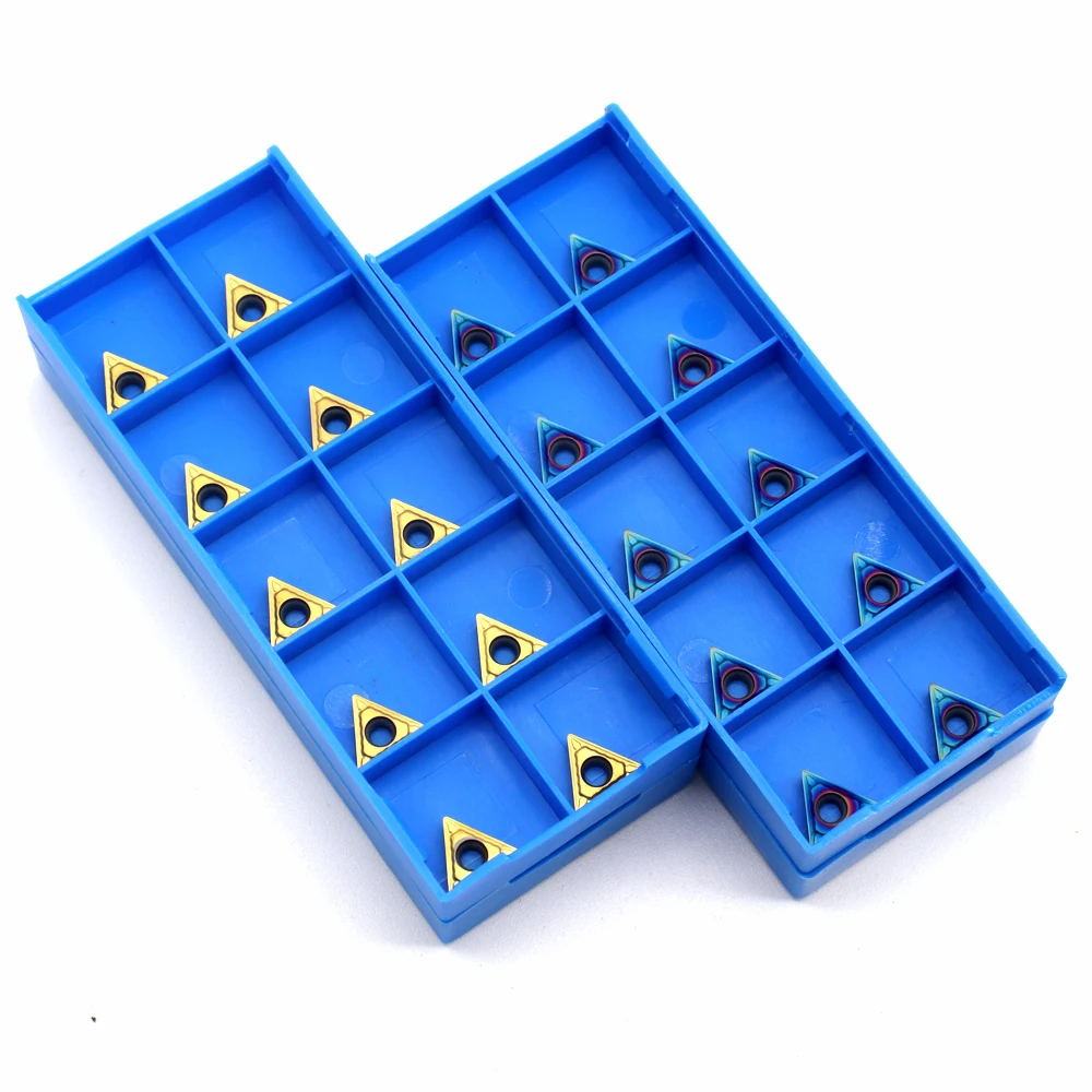 Inserti in Carbure 10 Pezzi DCMT070202 Punte CNC in Carbure Insère la