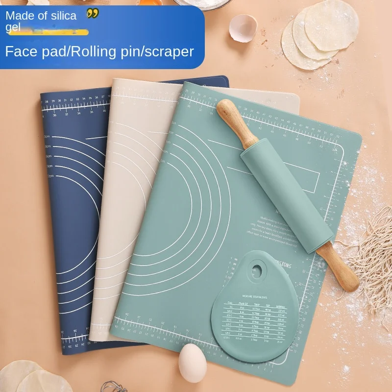 40*60cm Silicone pasta mat with scale Pastry fondant mat Kitchen baking special silicone