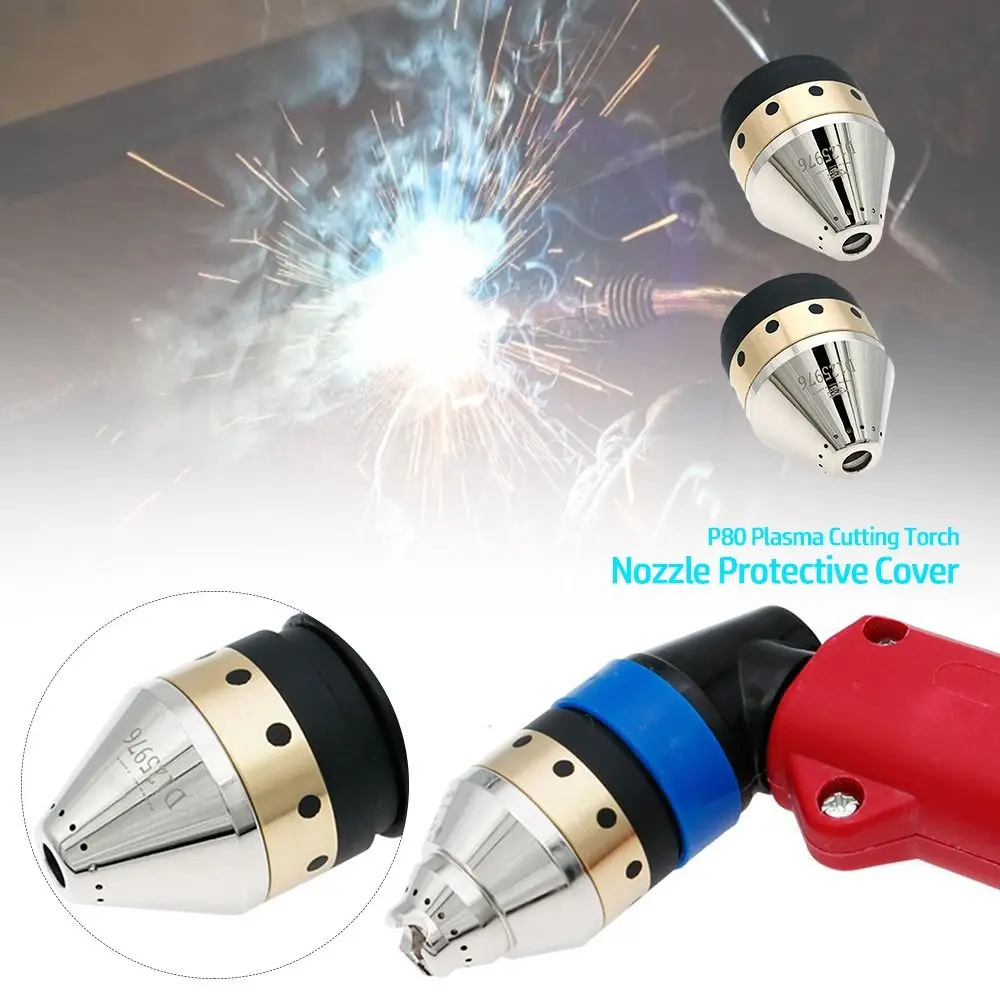 

Insulator P80 Plasma Cutting Torch Universal Durable Plasma Cutter Nozzle Shield Cap Replace Cap