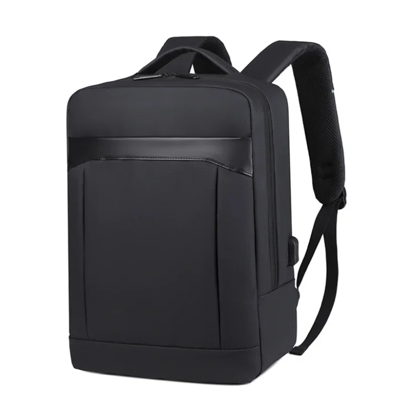 

Men's Notebook Backpack 14 Inch Laptop Bag Waterproof Oxford For Men Multifunction USB Charging Black Fashion Business Backpacks