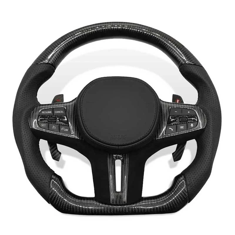 

Carbon Fiber Steering Wheel Fit for BMW G20 G30 3 5 Series X1 X2 X3 X4 X5 X6 X7 M Sport Steering Wheel Assembly Car Accessories