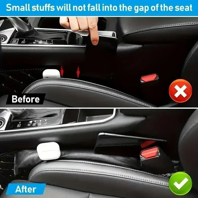 Car Seat Gap Filler Universal Auto Seat Side Blocker Interior Seat Crevice  Blocker Bar Seam Filling Tool Anti Fall Accessories