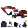 MTM 946 RC Hydraulic Excavator 1/14 Remote Control Metal Wheeled Digger Heavy Duty Machine Construction Vehicles Sound System 4