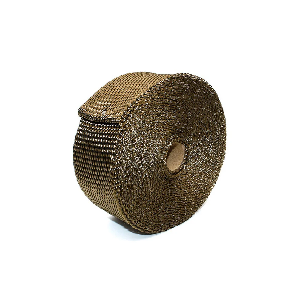 Self-adhesive Thermal Insulator Exhaust Heat Wrap Roll Header Tube Fiber Wrap Tape For Car Motorcycle fiberglass insulation tape heat insulation mat heat insulation sleeve