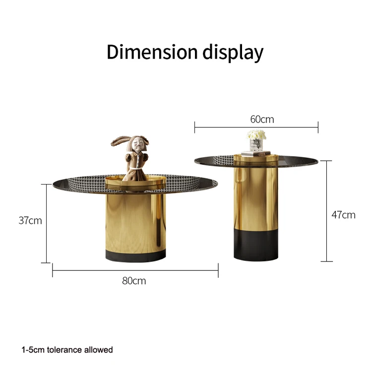 NORDORA GOLD Coffee Table - lifestyle shot