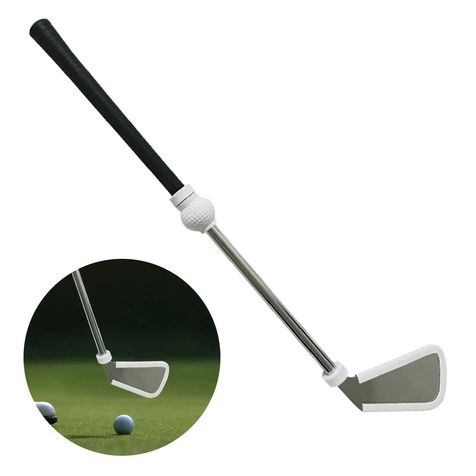 

Golf Swing Trainer Aid Men Women Lightweight Effectively Improve Swing Skill Position Correction Golf Swing Practice Stick