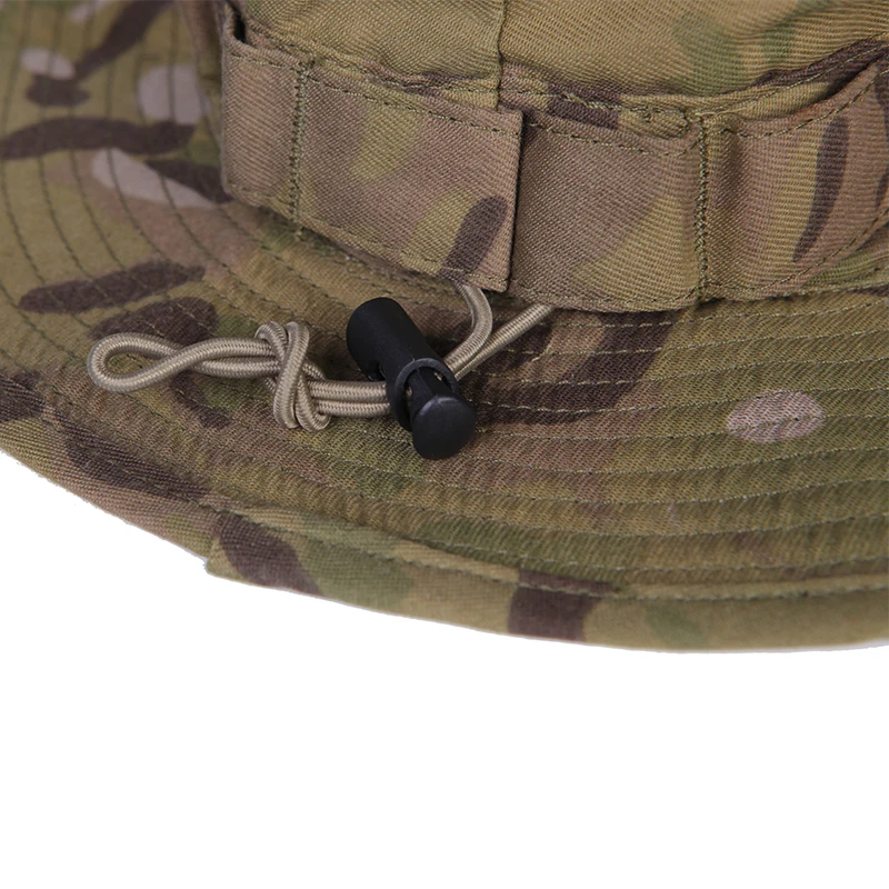Tactical Sunshade Cap Round Brim Hat Boonie Sun Protection Headwear Outdoor Hiking Camping Fishing Sports Sports 4