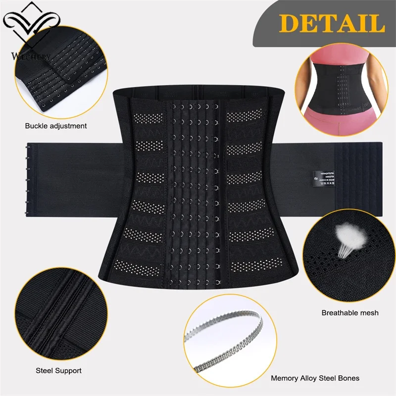 Waist Cinchers Shapers High Elastic Mesh Breathable Girdles For Women Slimming Sheath Flat Belly Waist Trainer Shapewear 5