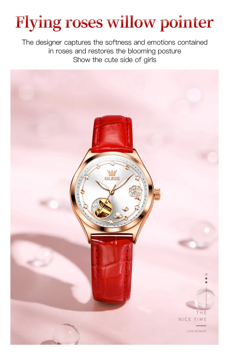 OLEVS 6601 Luxury Women's Mechanical Watch description image 8