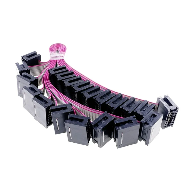 Connettore 2.54mm 10 Connettori Slot Scheda Industriale 64 Pin 2.54mm - Angolo Retto, Compatibilità Universale Slot Socket 64 Pin - Foto 11