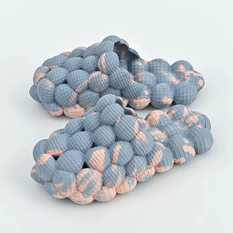 

Slippers For Women And Men EVA Bubble Ball Slippers Sandals Summer Indoor Lychee Shoes Outdoor Shoes Open Toe Anti-skid Shoes