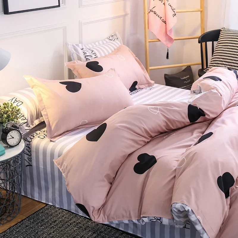 

Lovely Printing Bedding Set Duvet Cover Bed Sheet Bed Set King Size Bedding Set Comforter Bedding Sets queen